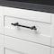 Gliderite Hardware 4-1/4 in. Center to Center Oil Rubbed Bronze European Cabinet Pull - 4148-S-ORB 4148-S-ORB-1 - alternate 4